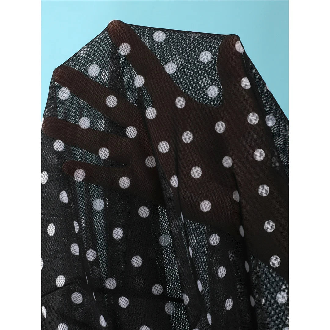 Polka Dots With Skirt Halter Shell Bikini Women Swimwear Female Swimsuit Three-Pieces Bikini Set Bather Bathing Suit Swim V8313