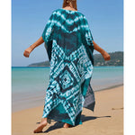 2026 New Colorful Kaftan Tunic Beach Dress Beach Wear Beachwear Beach Cover Up Cover-upsLoose Maxi Dress Female Women V4428