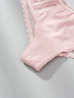 Brazilian Style Ice Silk Lace Girl Panties Hollow Out Sexy Low-rise Women's Hipster Cool Underwear Thong Briefs Lingeries Tanga