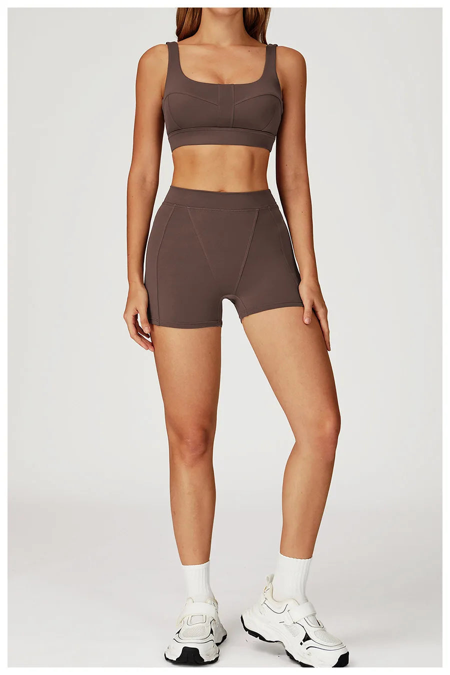 New Yoga Set 2Pcs Women No Logo Tank Tops High Waist Seamless Shorts Workout Outfit Fitness Gym Clothes Workout High quality