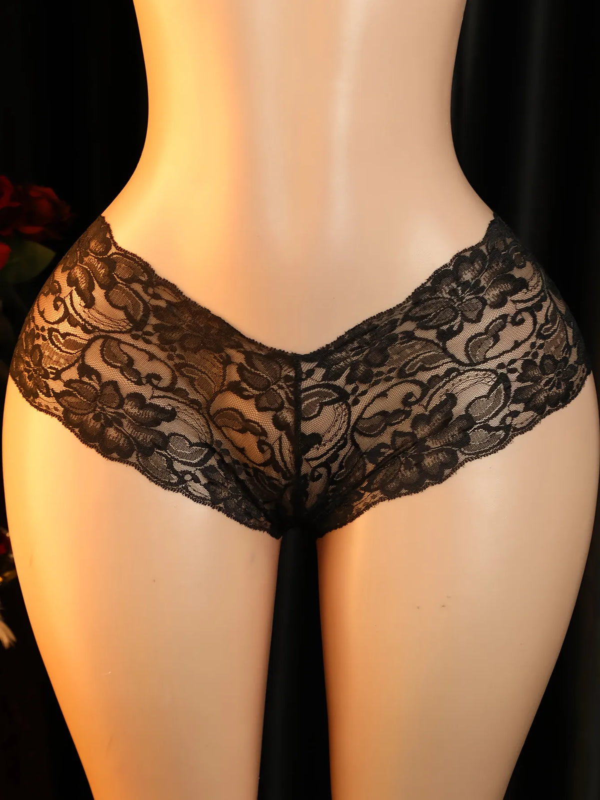 Sexy Mesh Lace Panties Women Strings Floral Transparent Thongs Low Waist Briefs Women Underwear for Ladies Erotic Sexy Lingerie