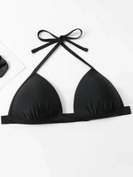 2025 Halter Bra Cup Bikini Women Swimsuit Female Push Up Swimwear Two Pieces Bikini set Brazilian Bather Bathing Suit Swim Lady