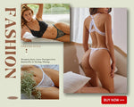 5PCS Women Sexy Cotton Panties Two Belts Hollow Out G-String Thongs Breathable Underwear for Female Solid Color Lingerie S-XL