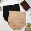 Women Waffle Knit Panties High Waist Seamless Underwear Rhombus Jacquard Tummy Control Briefs Daily Wear Ladies Underpants M-XL