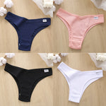 4Pcs/Set Cotton Panties Low Rise Briefs Women Underwear Bikini Ladies Sexy Underpants Female Intimates Girls Lingerie 2022 Hot