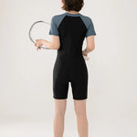New Women's Flat Angle Professional Racing Cover Belly Slimming Swimming Pool Special Quick Drying Hot Spring One-piece Swimsuit