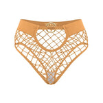New Style Mesh Sexy Women's Panties Solid Color Mid High Waist Fishnet Lingerie Ladies Hollow Out Transparent Elasticity Briefs