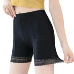 Women Safety Pants Seamless Lace Anti-exposure High Waist Quick Dry Mini Skirt Inner Shorts Yoga Shorts Underpants