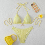 Sexy Blue White Yellow Strings Bikini 2026 Women Swimsuit Female Swimwear Thong Bikinis Set Brazilian Beach Bathing Suit Biquini