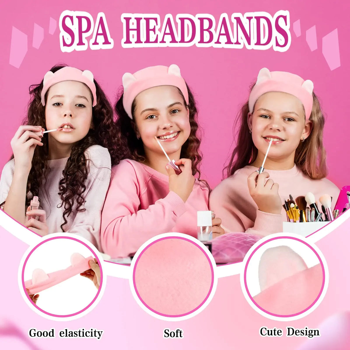 6/5/1Pcs Spa Party Robes Kimono Robe for Girls Silk Satin Kids Bathrobe Birthday Squad Robes Flower Slumber Robe Party Supplies