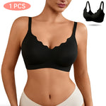 Women's Push-Up Seamless Wireless Bralette - Sexy Everyday Comfort Lingerie, Seamless U-Back Desig Yoga Fitness Dance Bra