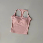 Women's Pilates Tank Top Push-Up Sports Bra Hollow Breathable Fitness Bras Gym Yoga Vest Sexy Running Tops Sportswear