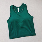 Sports Short Vest Sleeveless, Breathable, Sweat-Absorbent, Wearing Running and Fitness Training Yoga Clothes.