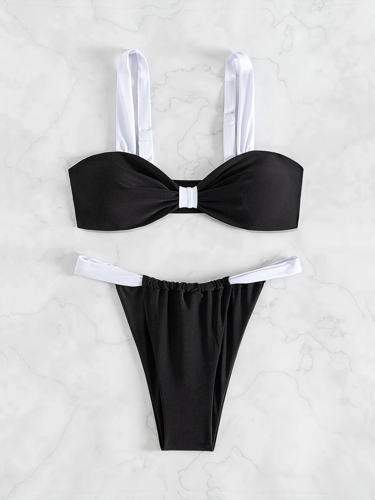 ZTVitality Sexy Patchwork Push Up Bikini Set 2025 New Arrival Biquini Padded Swimsuit Women Swimwear Summer Beachwear Brazilian