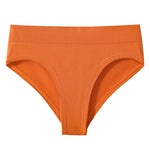 1Pc High Rise Panties Briefs Female Underpants Solid Color Women Seamless Underwear Sexy Lingerie Comfort Sport Intimates S-XXXL