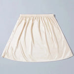 Summer Women's Intimates Casual Mini Lined Skirts Elastic Slips Underskirt Ladies Basic Half Petticoat Intimates Sleepwear