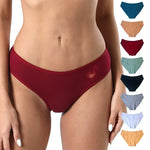 2Pcs/Set Cotton Panties For Women Briefs Low Rise Seamless Underwear Female Underpants Comfort Sexy Lingerie M-XL