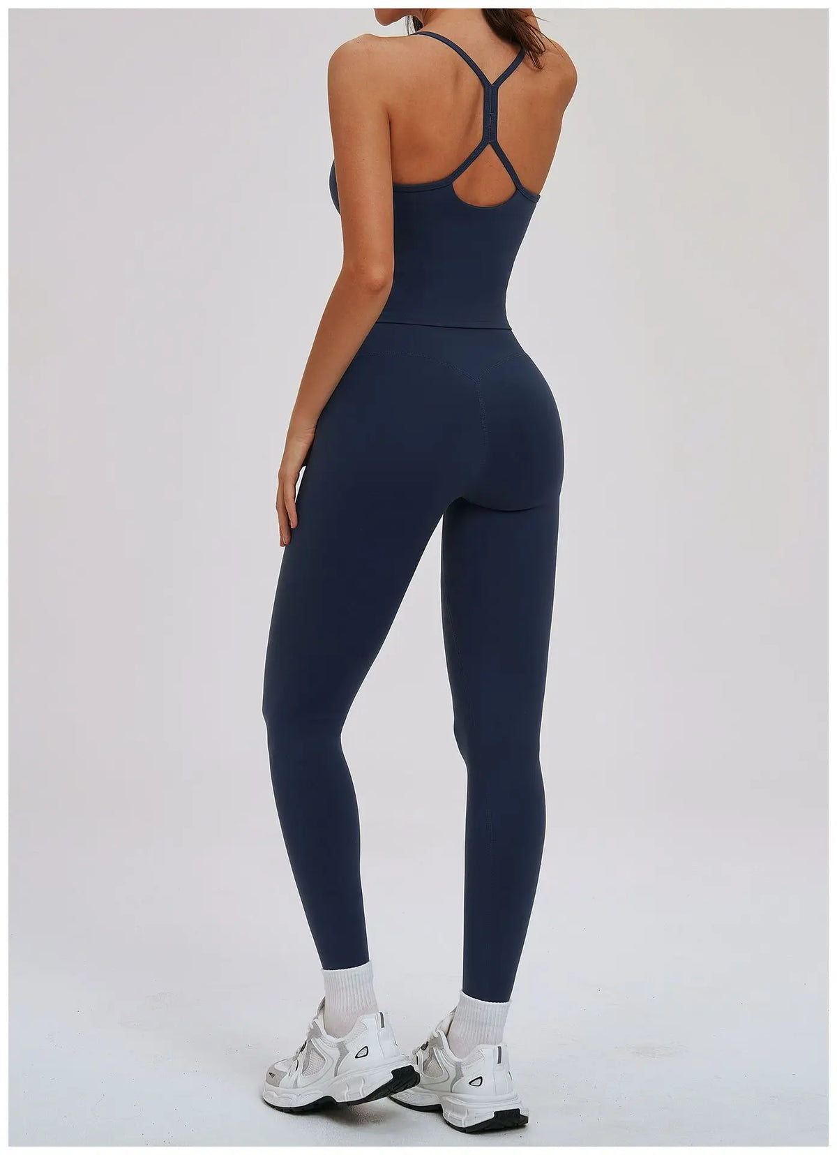 Yoga Short Sets Women Shockproof Slim Back Cross Sports Vest High Waist Leggings Fitness Suit Outdoor Gym Running Set Tracksuit