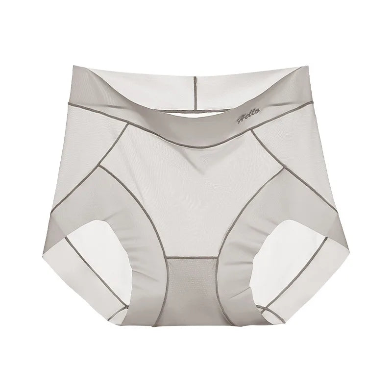 Ultra-thin ice silk seamless underwear for women, ultra-thin cool breathable mask underwear briefs