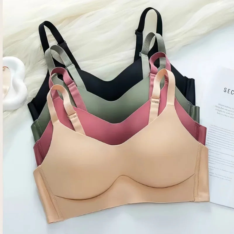 Seamless Bras For Women Non-wire Brassiere Push Up Bra No Steel Ring Tube Bra Top Underwear Female Sexy Lingerie S-3XL