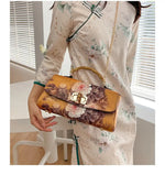 Vintage Bamboo Top Handle Bag Classic Mother Chic Lady Bags Women Shoulder Crossbody Bag Chain Bags Women's Handbags Purses