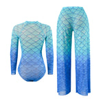 2 Piece Sets High Waist Sexy Swimsuit Women 2025 Summer Bathing Suit Bikini Set Long Sleeve Swimwear Beach Wear Swimming Suit