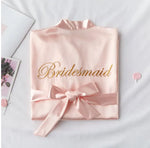 Bride with Team Bride Bathrobe Bride To Be Bridal Shower Bachelorette Party Wedding Decoration Mariage Hen Party Bridesmaid Gift