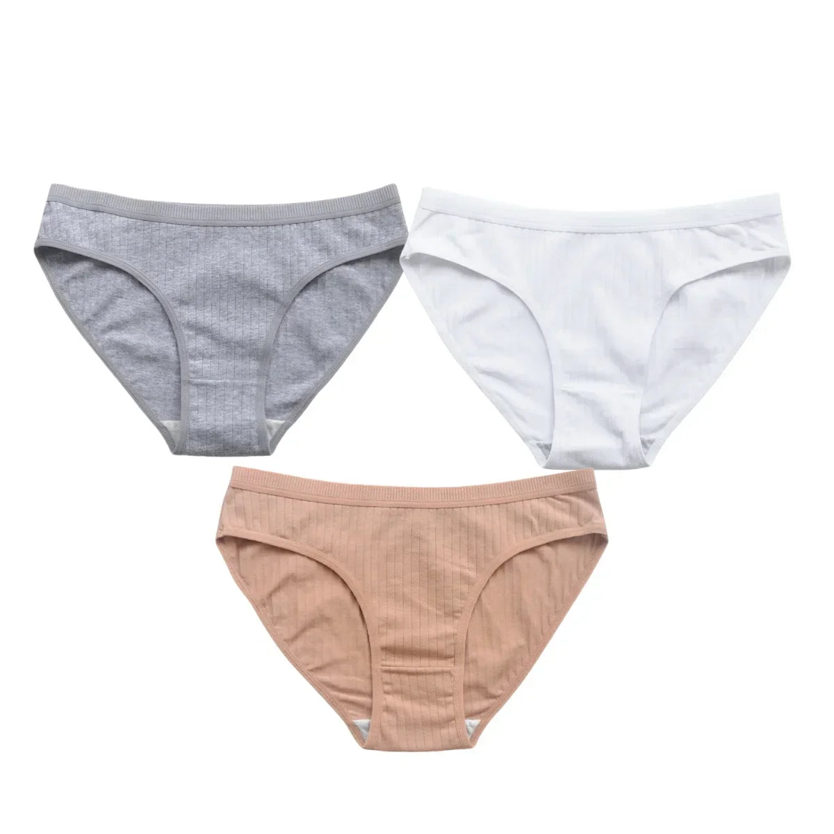 3Pcs/Set Cotton Panties Women Briefs Sexy Female Underpants Solid Pantys Seamless Underwear M-XL Panties Soft Lingerie Intimates