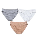 3Pcs/Set Cotton Panties Women Briefs Sexy Female Underpants Solid Pantys Seamless Underwear M-XL Panties Soft Lingerie Intimates