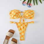 2026 Micro Bikini Women Swimwear Bandeau Swimsuit Woman Female Biquini Thong Bikinis Set Floral Brazilian Bathing Suit Beachwear