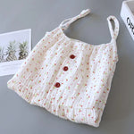New Fashion Floral Print Long Nightgown Women's Lingerie Pure Cotton Comfortable Summer Nightwear Casual Home Wear Hot