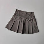 Women's High-Waisted Sports Short Skirt Anti-Glare A-Line Yoga Pants Skirt with Inner Lining for Fitness Cool Design
