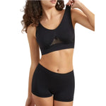 Seamless Bra Set Women Low Waist Underwear Female Tanks Bra Top Sexy Thong Panties Casual Sports Lingerie Set Girls Intimates