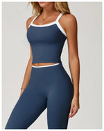 Women's Pilates Tank Top Push-Up Sports Bra Hollow Breathable Fitness Bras Gym Yoga Vest Running Tops High Strength Sportswear