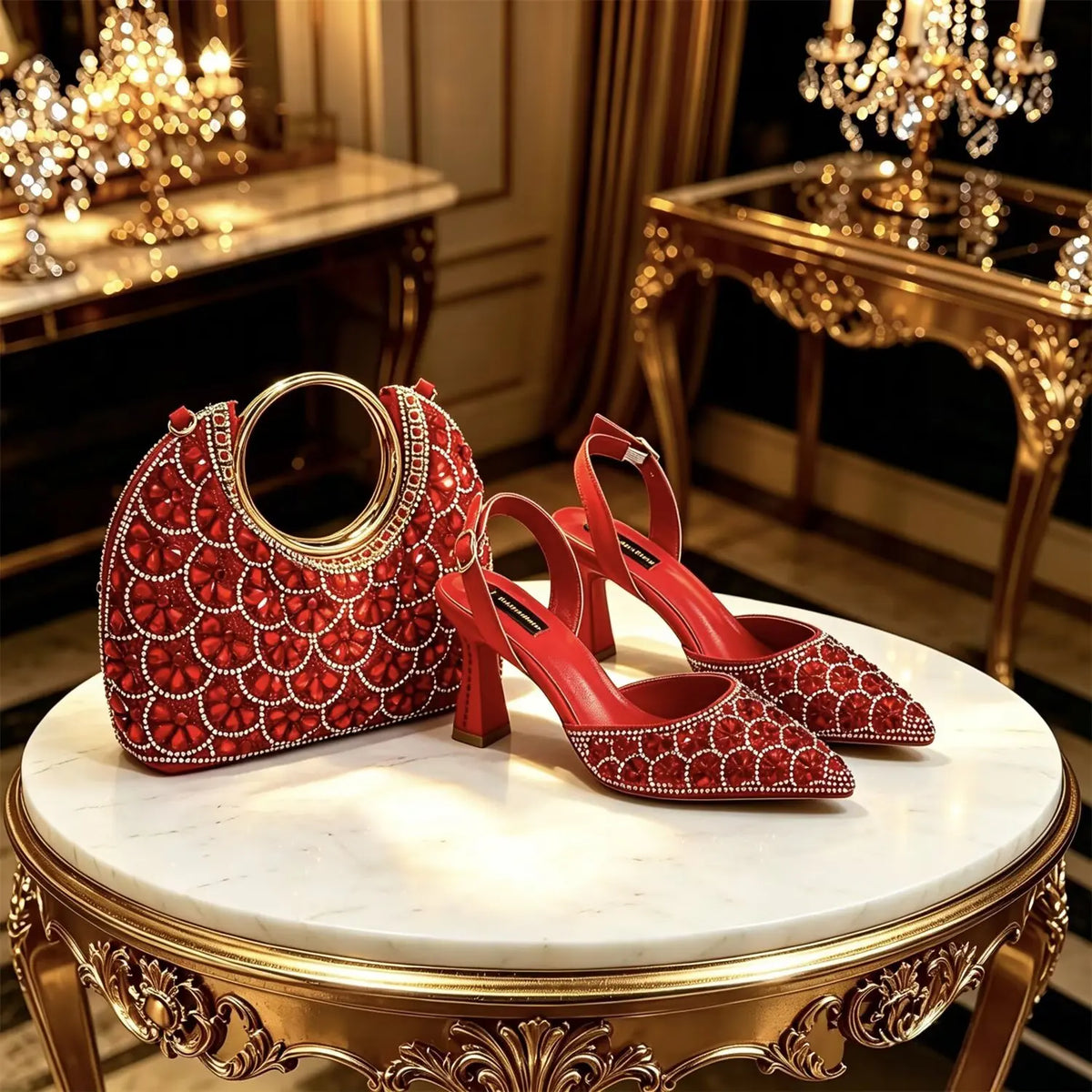 Doershowfashion High Quality African Style Ladies Shoes And Bags Set Latest silver Italian Shoes And Bag Set For Party HGH1-1