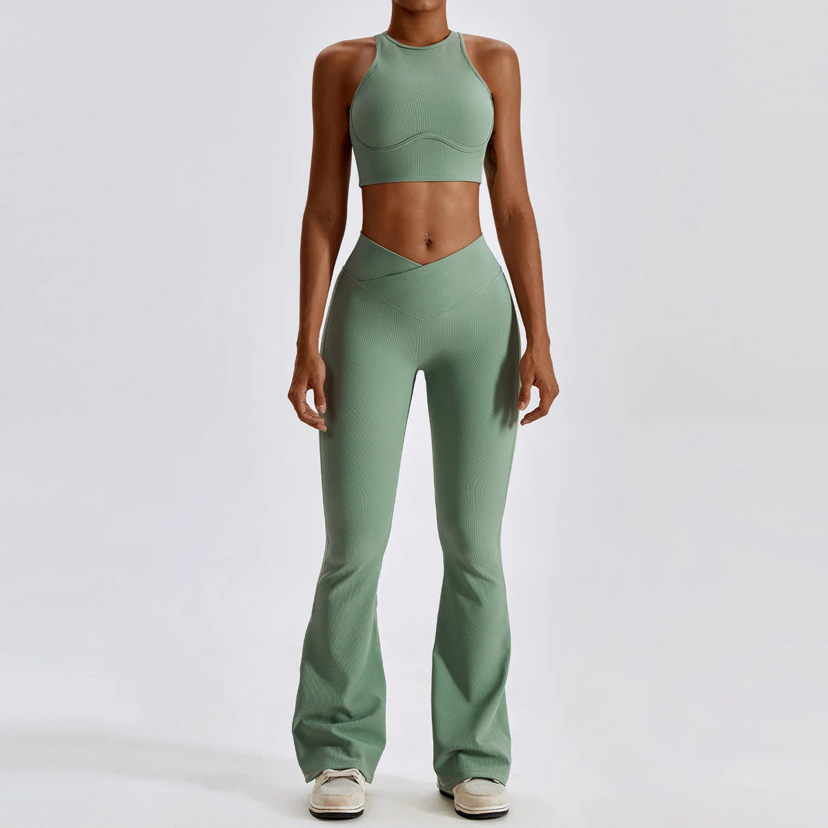 Yoga Set Seamless Women's Sportswear Workout Clothes Athletic Wear Gym Legging Fitness Bra Crop Top Sports Suits High Quality