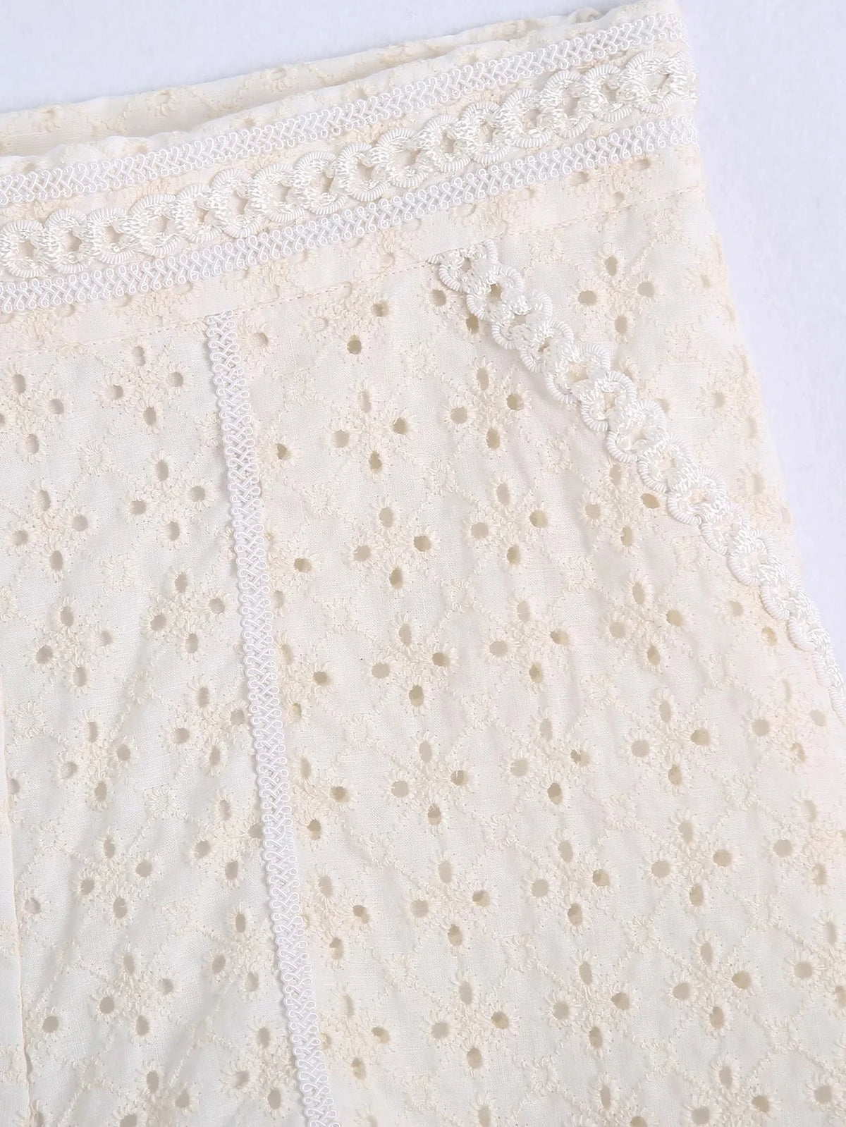 Foridol Embriodery Lace Cotton Blouse Shirt Women V Neck Vintage Hollow Out Tops Autumn Winter Casual Office Ladies Blouse Blusa