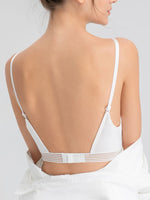 Sexy French lingerie for women without steel rings Push-up bra with a U-back design for enhanced support and an open-back