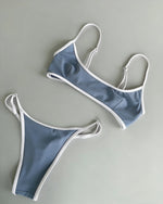 Sexy Micro Bikini 2026 Women Bandeau Padded Thong Swimsuit Female Cut Out Bathing Suit Swimwear Biquini swim