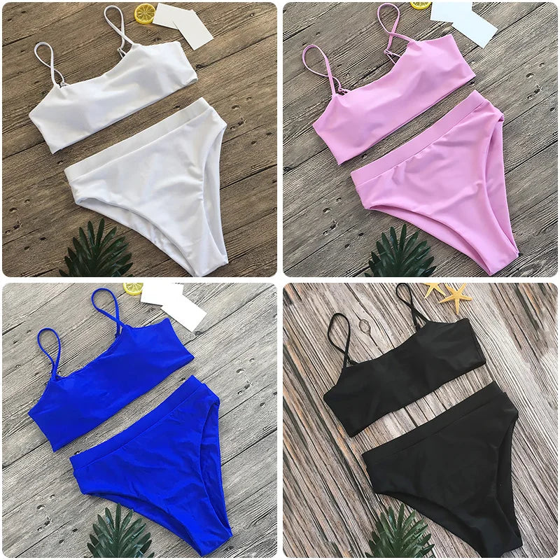 Women Swimwear Push Up Brazilian Swimsuit Mujer BiquiniSexy Bikini Set High Waist Bikinis Bathing Suits Beach Bikini for Female