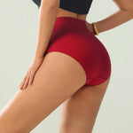 6Pcs/Set Women High Waist Cotton Briefs Breathable Panties Seamless Edge Comfort Underwear Solid Color Soft M-2XL Intimates