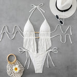 New Sexy Shell Linked String Bikini 2026 Women Swimwear Female Swimsuit Two Pieces Thong Bikini Set Bather Bathing Suit Beach