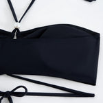 3 Pieces Halter Bikini 2026 & Beach Dress Bandage Swimsuit Women Sexy Swimwear Female Bather Swimming Bathing Swimming Swim Suit