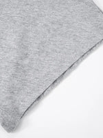 Fashion Casual Solid Gray Cropped T-shirt 2026 Woman Clothes O-neck Corset Tops Streetwear Girls Summer Autumn Short Tee Shirts