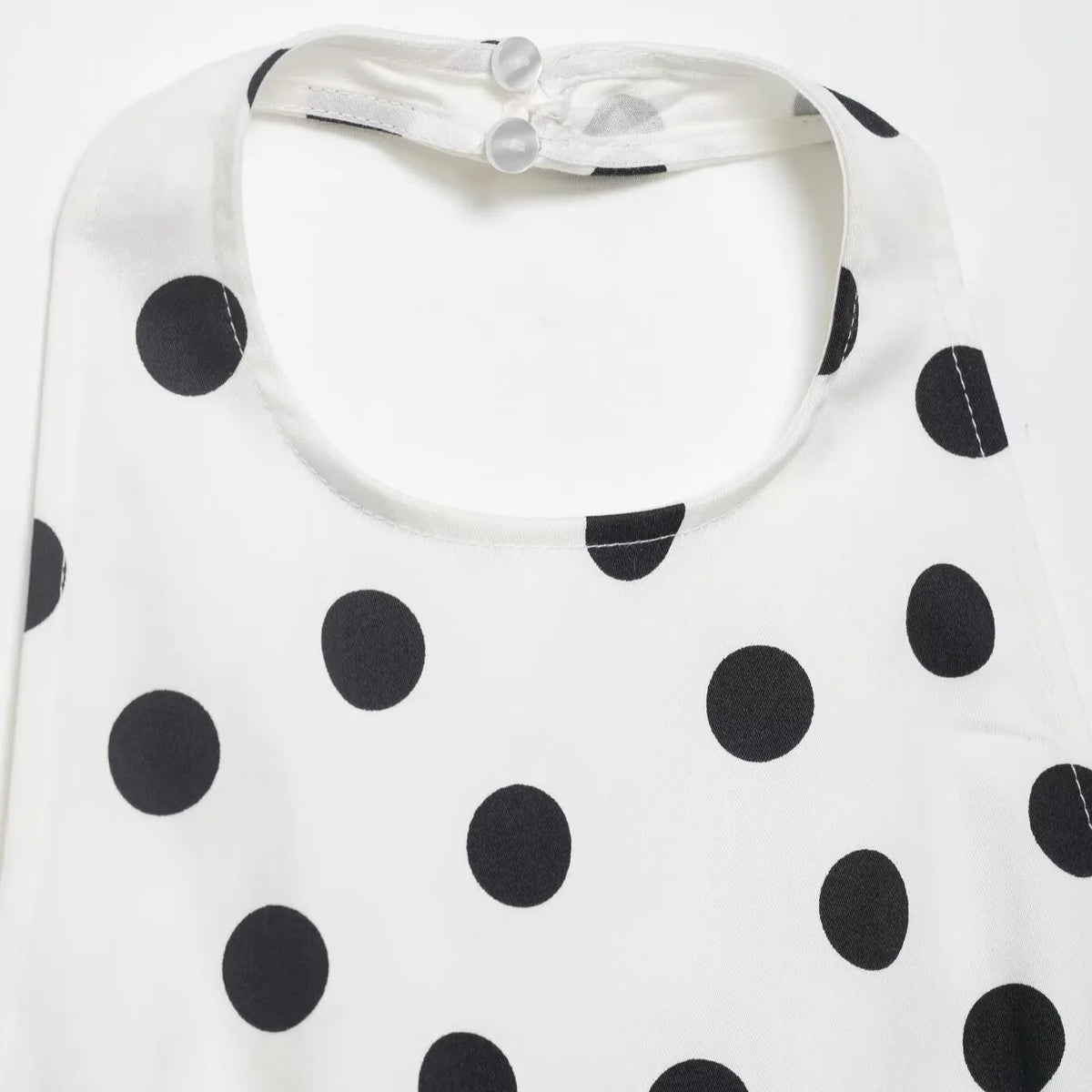 Women's Polka Dot Balloon Cut Halter Top Women Black White Polka Dot Halter Neck Ruffle Peplum Top Sleeveless Casual Blouse 5WUO