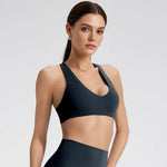 NCLAGEN Softmotion Bralette Sports Bra High Support Women's Gym Clothes Pilates Yoga Tank Tops Y-back Push Up Fitness Underwear