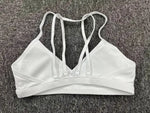 Women's Detachable Strap Yoga Bra Top Seamless Racerback Sweat-Wicking High Support for Yoga Running & Low Impact Workouts