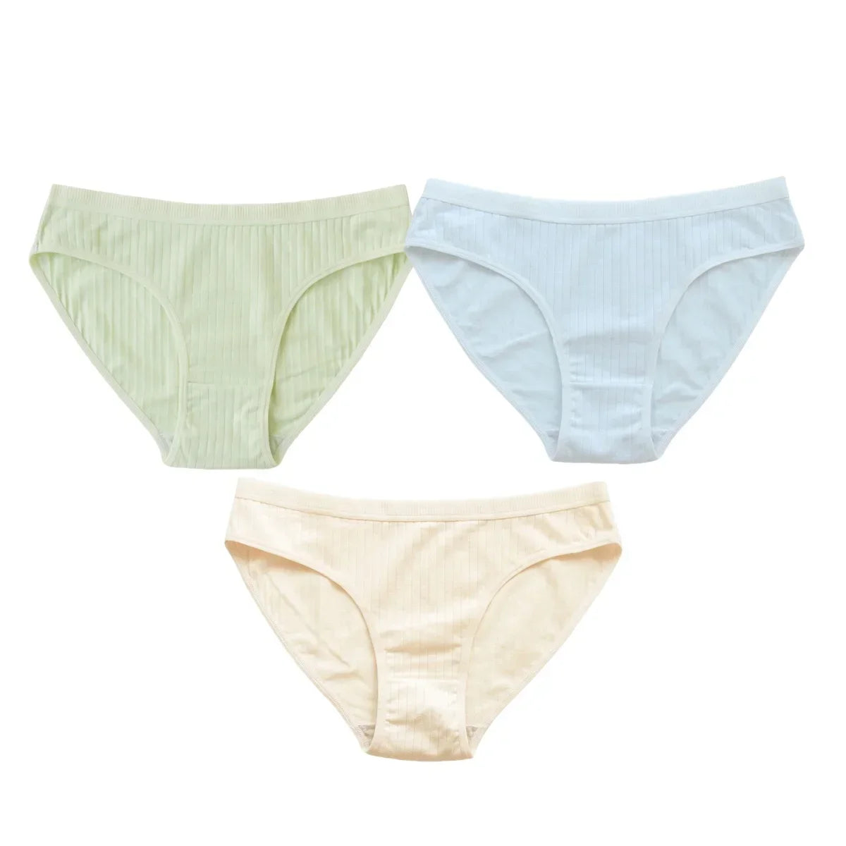3Pcs/Set Cotton Panties Women Briefs Sexy Female Underpants Solid Pantys Seamless Underwear M-XL Panties Soft Lingerie Intimates
