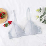Floral Lace Bras Women Bralette Non-wire Bra Push Up Underwear Back Buckle Brassiere Female Sexy Lingerie