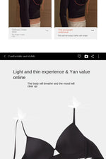MOYISU Desire Triangle Cup Women Summer Thin Small Chest Gathered To Show A Large Pair of Breast Anti-sag No Underwire Bra Women